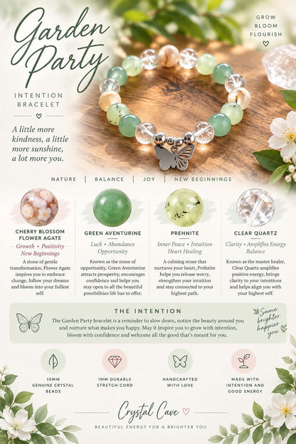 Garden Party Intention Bracelet