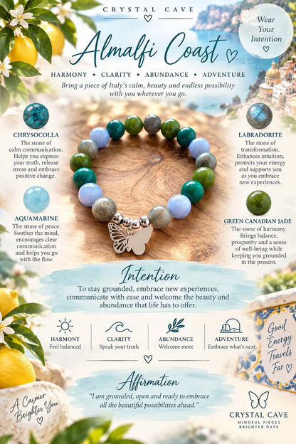 Amalfi Coast Intention Bracelet