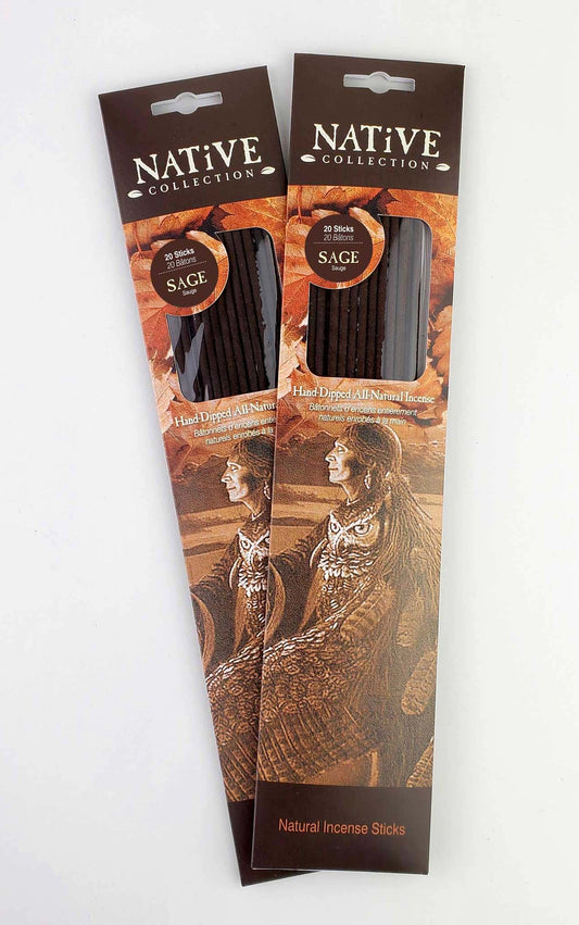 Native Sage All-natural Incense Sticks